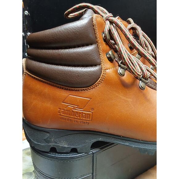 Zamberlan Ladies Hiking Brown Boots Size US 8 1/2  39 Vibram soles Style A306 - Picture 4 of 7
